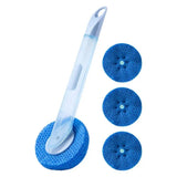 Dish Cleaning Brush Kitchen Dish Brush With Detergent Dispenser Suspension Design Dish Soap Refill Dishwashing Brush