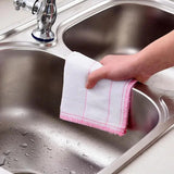 Dish Cloths For Washing Dishes 5-layer Dish Towels For Washing Dishes 30x30cm Household Cleaning Cloth For Wiping And Washing