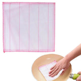 Dish Cloths For Washing Dishes 5-layer Dish Towels For Washing Dishes 30x30cm Household Cleaning Cloth For Wiping And Washing