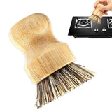 Dish Scrubber Brush Natural Scrub Brush For Household Cleaning Ergonomic Bamboo Dish Brush Pans And Vegetables Kitchen Brushes