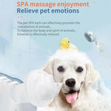 Dog Bath Brush Auto Foaming Cat Shampoo Brush Puppy Washing Comb Pets Shampoo Massager Combs Dog Scrubber Pet Shower Brush