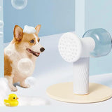 Dog Bath Brush Auto Foaming Cat Shampoo Brush Puppy Washing Comb Pets Shampoo Massager Combs Dog Scrubber Pet Shower Brush