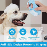 Dog Bath Brush Pets Massaging Bahing Scrubbers With Non-Slip Handles Dogs Hair Care Accessories For Pet Hospital Home Pet Store