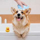 Dog Bath Brush Pets Massaging Bahing Scrubbers With Non-Slip Handles Dogs Hair Care Accessories For Pet Hospital Home Pet Store
