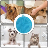 Dog Brush For Bathing TPR Dog Grooming Soothing Shampoo Brush Pet Supplies Comb Dog Brushes For Home Pet Hospital Pet Shelter