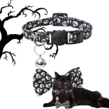Dog Collar With Bowtie Spooky Pumpkin Spider BowTie Collars For Pets Dogs Apparel Accessories For Photography Wedding Home
