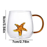 Drinking Glasses 3D Mug With Cute Animal Inside Transparent Space Saving Cute Animal Inside Cup For Coffee Beer Whiskey Water