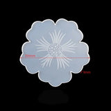 Dropping Glue Mold Flower Coaster Mold Set Crystal DIY Mirror Resin Petal Fruit Tray Silicone Mold