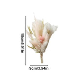 Dry Flower Decor Dried Mini Flowers Decor Reusable Natural Reed Grass Decor Bouquet Boho Wedding Decorations For Birthday Cake