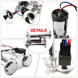 Dual Trumpets 150DB 12V Super Loud Electric Solenoid Valve Car Electric Air Horn Speaker For Vehicle Car SUV Truck Lorry