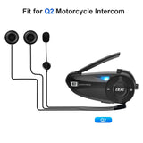 EJEAS 3.5mm Jack HiFi CVC Noise Reduction Microphone Headset for V6 Series Q2 Q7 V4 Plus Motorcycle Bluetooth Helmet Intercom
