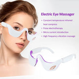 EMS Micro Current Pulse  Eye Massager  Heating Relieves Eye Fatigue Fades Dark Circle Anti Wrinkle Eye Care Beauty Eye Device