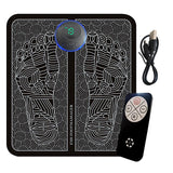 EMS Pulse Electric Foot Massager Foot Therapy Machine Foot Pad Intelligent Acupuncture Foot Massage Pad Mat Muscle Stimulation