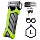 ETOOK Bicycle Lock Heavt Duty Anti-Theft Folding Mountain Bike Lock Alloy Steel Anti-Hydraulic Shear Scooter Motorcycle Lock