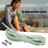 Elastic No Tie Shoelaces Stretch Speed Shoelaces For Sneakers Tire-free Shoelaces With Locking System For KidsShoes Flat Shoes
