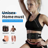 Electric Abdominal EMS Muscle Stimulator Body Slimming Belt Belly Fat Burning Machine Muscles Trainer Abs Bodybuilding Device