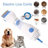 Electric Anti Lice Comb Pet Puppy Dog Cat Head Flea Removal Killer Brush Pet Small Power Comb For Dog Cat Pets Comb
