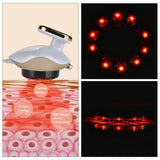 Electric Cupping Massager For Body Fat Burning Slimming EMS Microcurrent IR Physiotherapy Vacuum Scraping Guasha Massage Device