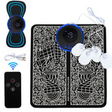 Electric EMS Foot Massager Pad Feet Massage Mat Muscle Stimulation Relief Pain Relax Pulse Therapy Improve Blood Circulation