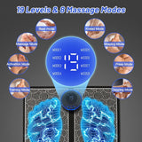 Electric EMS Foot Massager Pad Feet Massage Mat Muscle Stimulation Relief Pain Relax Pulse Therapy Improve Blood Circulation