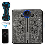 Electric EMS Foot Massager Pad Feet Massage Mat Muscle Stimulation Relief Pain Relax Pulse Therapy Improve Blood Circulation