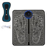 Electric EMS Foot Massager Pad Feet Massage Mat Muscle Stimulation Relief Pain Relax Pulse Therapy Improve Blood Circulation