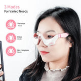 Electric Eyes Vibration Massager Mask EMS Warm Compress Eye Relaxation Glasses Reduce Dark Circles Anti-Wrinkle Eye Bags Removal