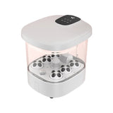 Electric Foot Bath Massager Automatic Massage Machine Foot Roller Massage Infrared Heat Bubbles Heated Therapy for Stress Relief