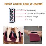 Electric Foot Leg Massager Shiatsu Therapy Infrared Heating Calf Leg Kneading Roller Relax Deep Muscles Pain Relief Foot