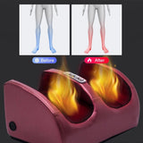 Electric Foot Leg Massager Shiatsu Therapy Infrared Heating Calf Leg Kneading Roller Relax Deep Muscles Pain Relief Foot