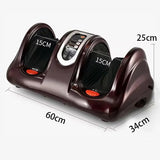 Electric Foot Massager Shiatsu Heating Physiotherapy Deep Kneading Roller Vibrator Health Reflexology Calf Leg Pain Relief Relax