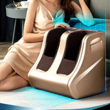 Electric Heating Foot Massager Leg Massager Device Reflexology Shiatsu Feet Massage Machine Pain Relief Massager Physiotherapy