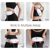 Electric Lose Weight Machine Fat Burning Slimming Body Massage Abdominal Massager Infrared Vibration Hot Compress Device