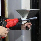 Electric Mortar Grout Machine Caulking Tool Cement Grout Mortar Applicator Cement Grout Alloy With 4 Nozzles Portable For Bricks