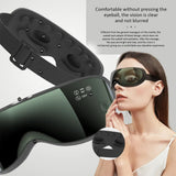 Electric Pulse Eye Massager Steam Heating Eye Massage Device Hot Compress Eyes Care Glasses Vibration EMS Acupoint Tired Dry Eye