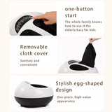 Electric Shiatsu Foot Massager Health Care Heating deep Kneading Scraping Vibration Air Compression Massage Therapy Anti-stress