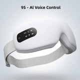 Electric Smart Eye Massager Instrument Hot Compres Heating Vibration Massage Bluetooth Music Eye Care Relieve Fatigue Sleep Mask