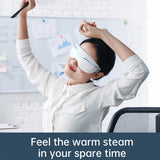 Electric Smart Eye Massager With Heated 2 Modes Nano Steam Eye Massager For Dry Eye Eye Strain Eye Fatigue Relief & Better Sleep