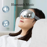 Electric Visible Eye Massager Vibration Hot Compress Relieves Eye Fatigue Dark Circles Bluetooth Music Eye Care Massage Device