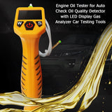 Engine Oil Tester for Auto Check Automobile Oil Quality Detector with LED Display Gas Analyzer Car Turbineoil Testing Tools