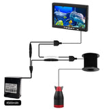 Erchang Underwater Camera For Fishing 1000TVL 15M/30M 7 Inch Waterproof Fish Finder Winter Fisherman Camera Ice Fishing
