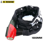 Etook Mountain Road Bike Chain Lock Heavy Duty Door Lock Scooter Bicycle Lengthen Thicken Chain Anti-Rust Hardened Steel Alloy