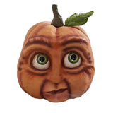 Expressive Pumpkins Halloween Pumpkin Figurines Resin Decoration Expressive 3D Pumpkin Resin Decor For Halloween Thanksgiving