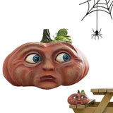 Expressive Pumpkins Halloween Pumpkin Figurines Resin Decoration Expressive 3D Pumpkin Resin Decor For Halloween Thanksgiving