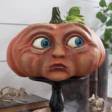 Expressive Pumpkins Halloween Pumpkin Figurines Resin Decoration Expressive 3D Pumpkin Resin Decor For Halloween Thanksgiving