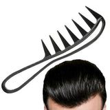 Extra Wide Tooth Comb Wide Tooth Comb Detangler Shark Teeth Hairstyle Tool For Women & Men Curly Wavy Thick Hair Wigs