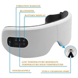 Eye Massage Instrument Vibrator Bluetooth Eye Relaxation Treatment Hot Compress Relieve Fatigue Dark Circles Beauty Health Pouch
