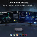 FIREBAT AM02 MINIPC AMD Ryzen7 R7 3750H MINI PC 16GB 512GB for Gaming for Desktop Computer DDR4 BT4.2 WiFi5 Gamer