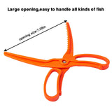 FOCARP Fishing Grip Pliers 25cm/80g Fishing Tools Serrated Jaws ABS Fish Controller Floating Fish Tongs Securely Holds Fish