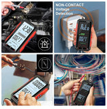FS899C Rechargeable 4.8 Inch Large Screen 6000 Counts Smart Digital Multimeter Auto-Ranging Capacitance Ohm Hz Diode Live Check